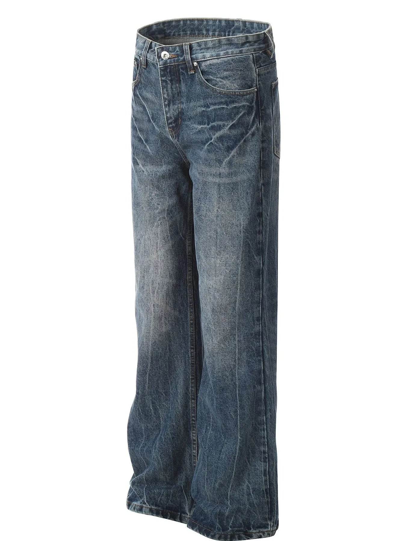 Men's Wide Leg Jeans - Tredona LLC