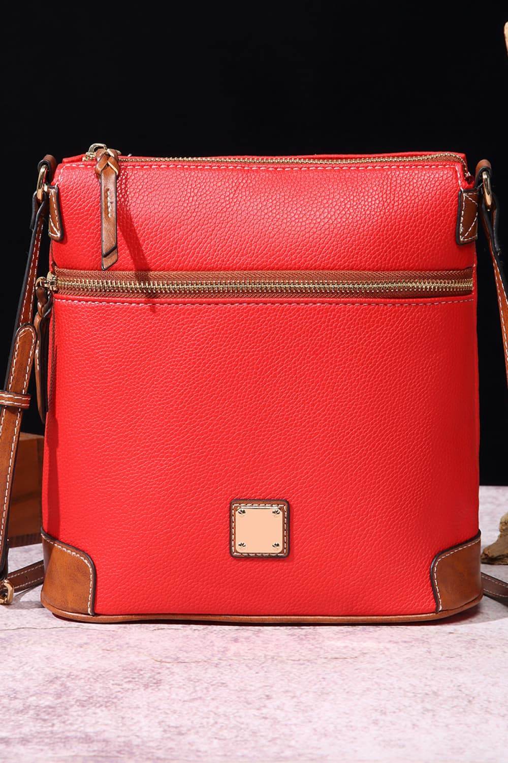 PU Leather Crossbody Bag - Tredona LLC