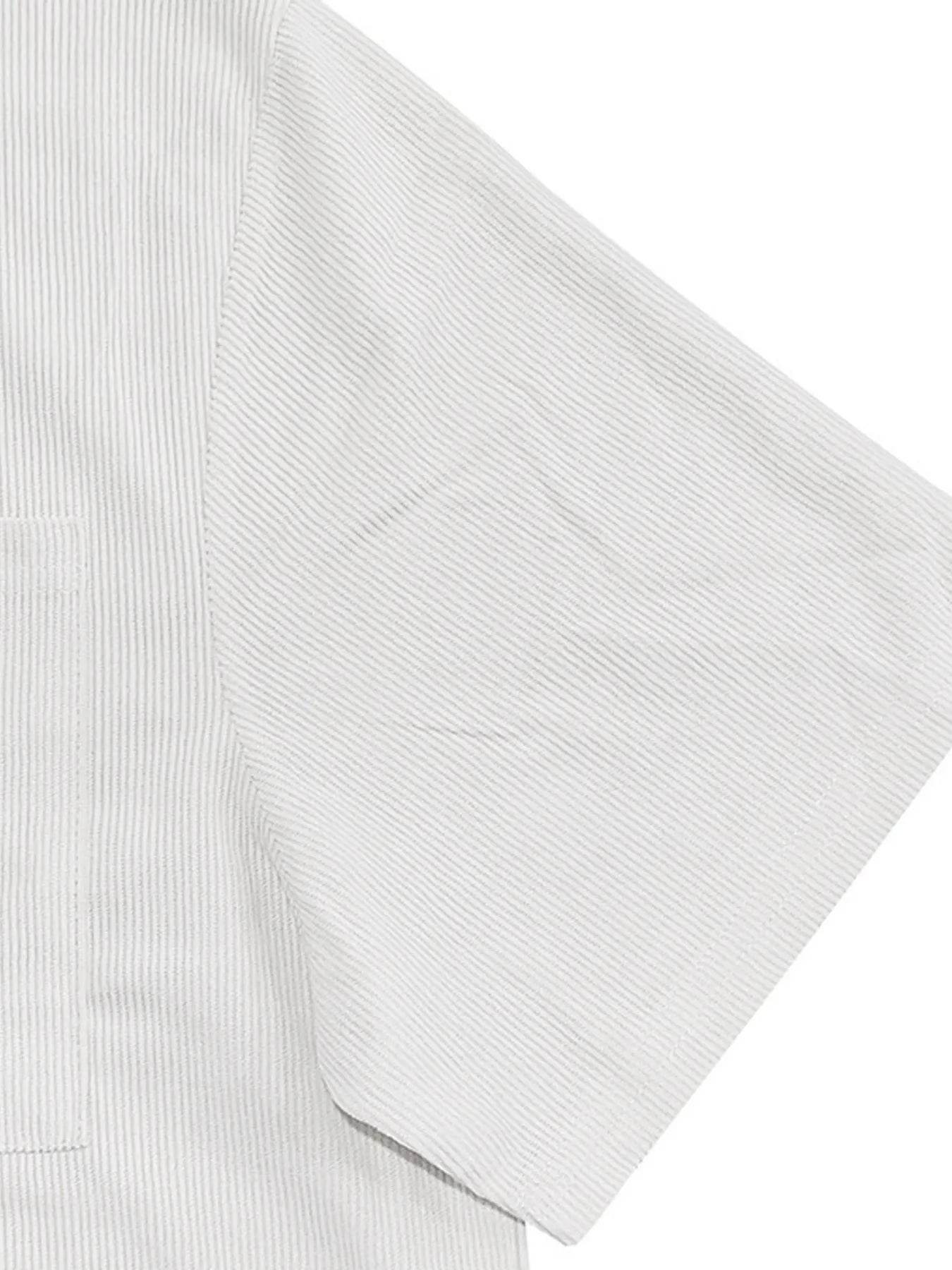 Men's Full Size Button Up Top and Shorts Set Plus Size - Tredona LLC