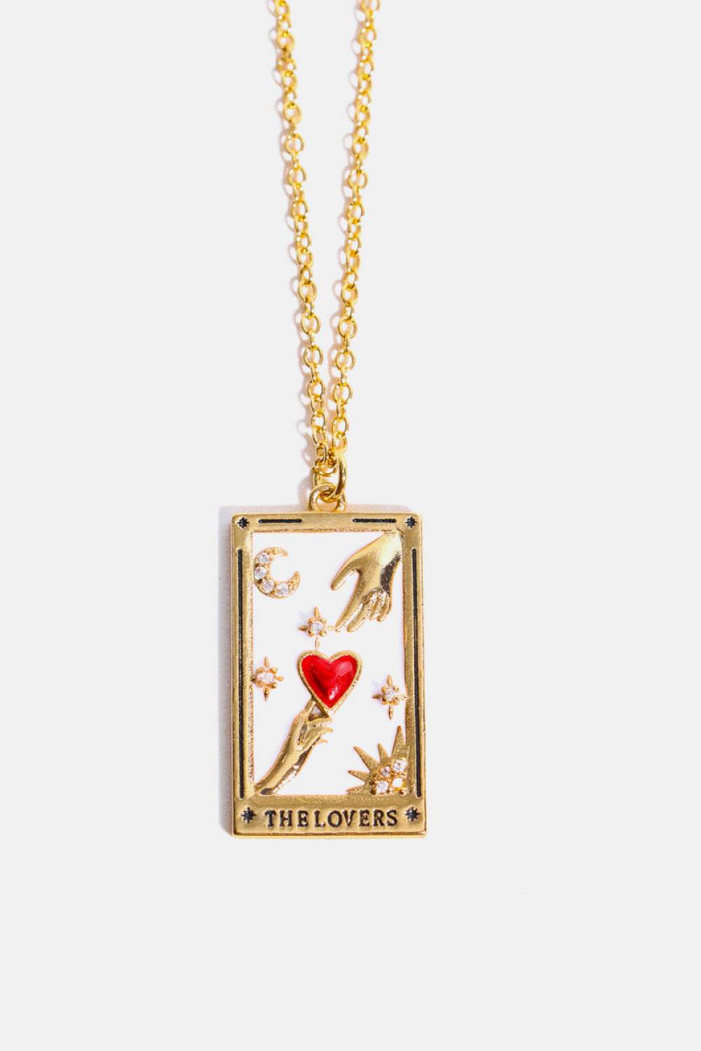 Tarot Card Pendant Stainless Steel Necklace - Tredona LLC