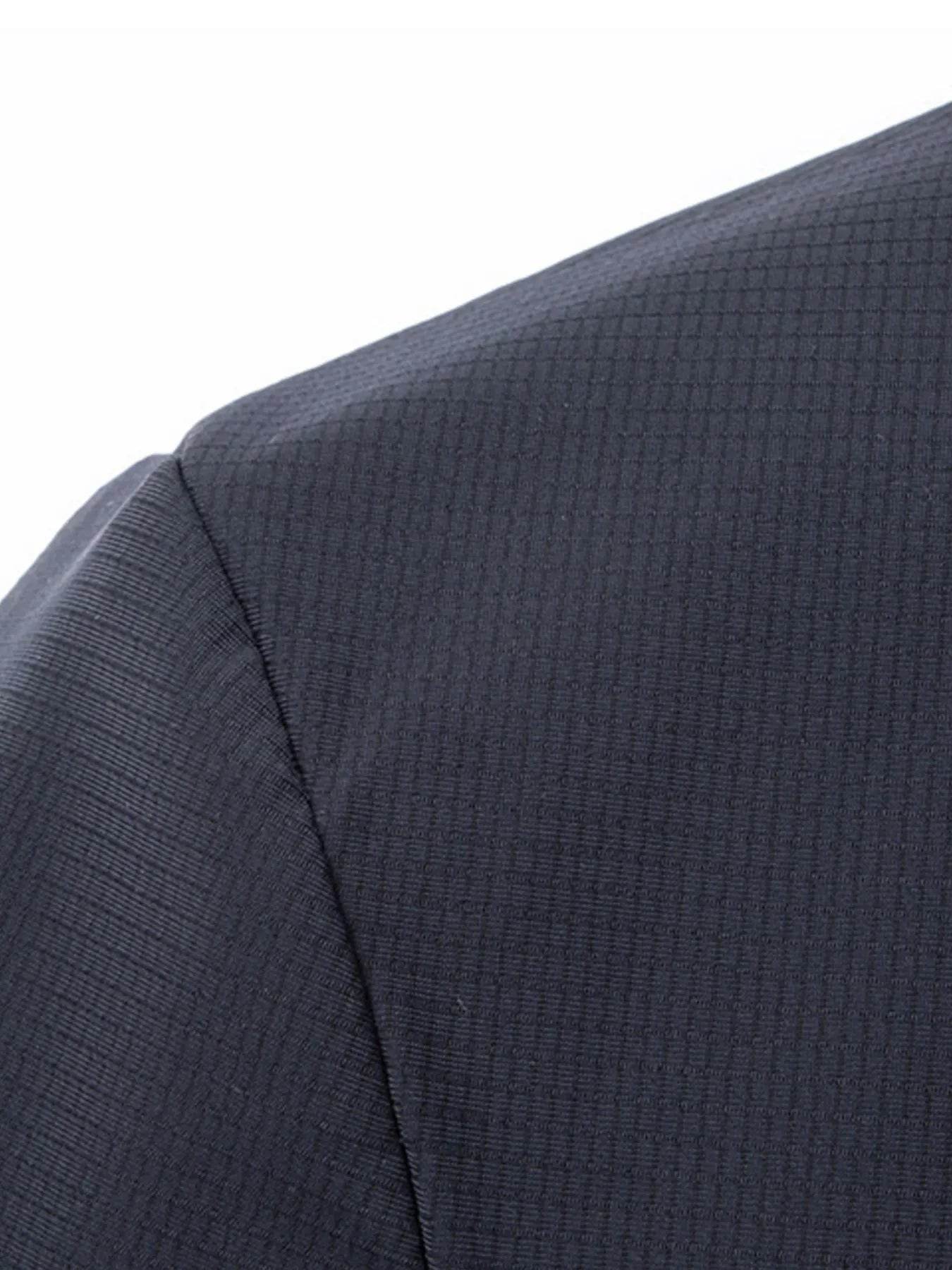 Men's Lapel Collar Long Sleeve Blazer - Tredona LLC
