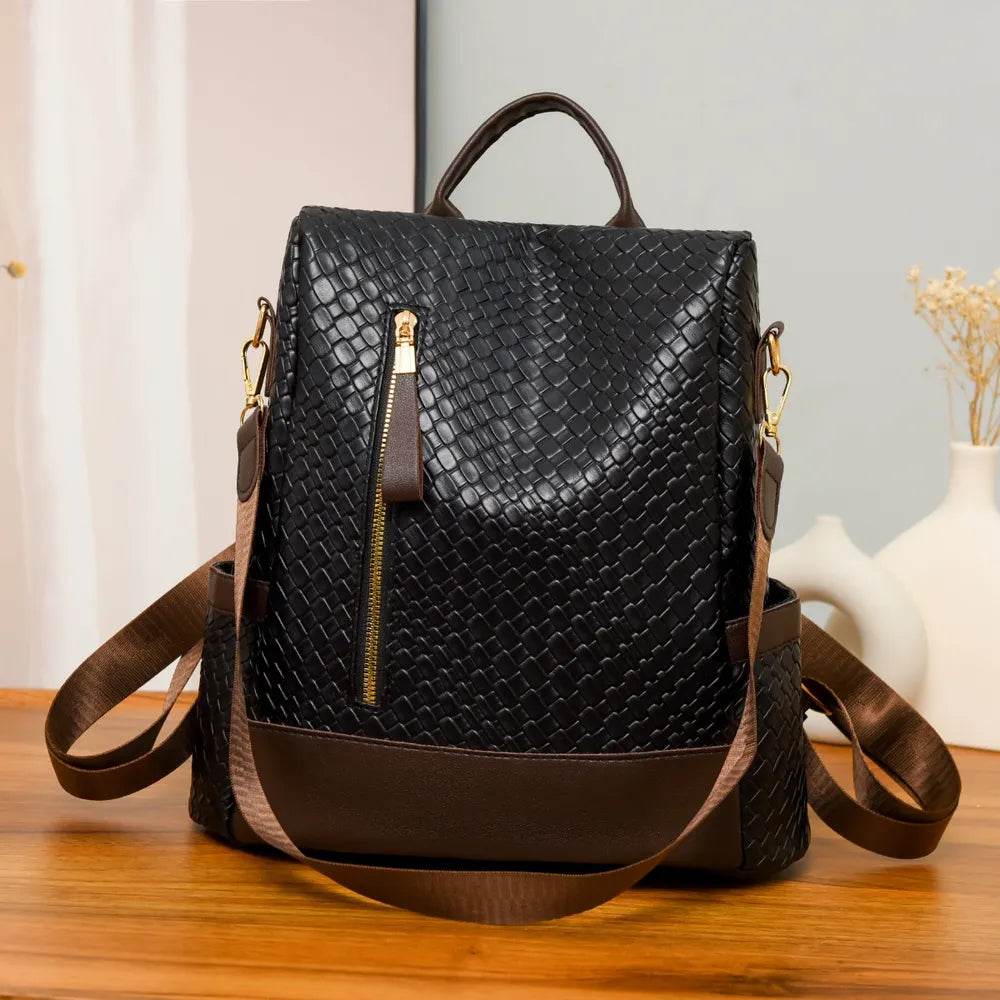 PU Leather Backpack Bag - Tredona LLC