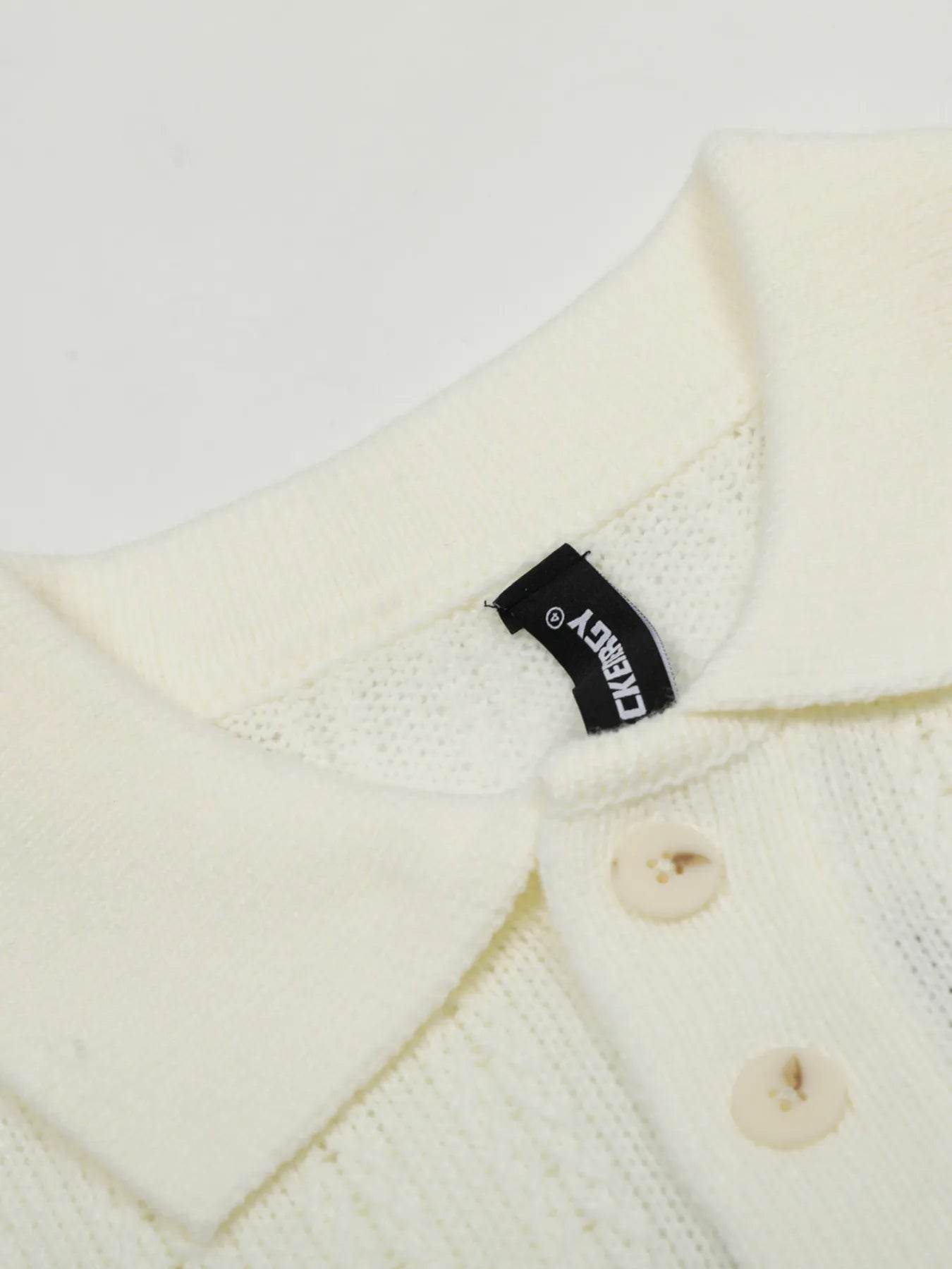 Men's Button Detail Short Sleeve Polo - Tredona LLC