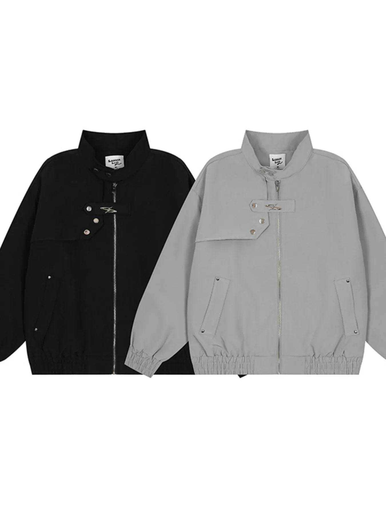 Men's Zip Up Long Sleeve Jacket - Tredona LLC