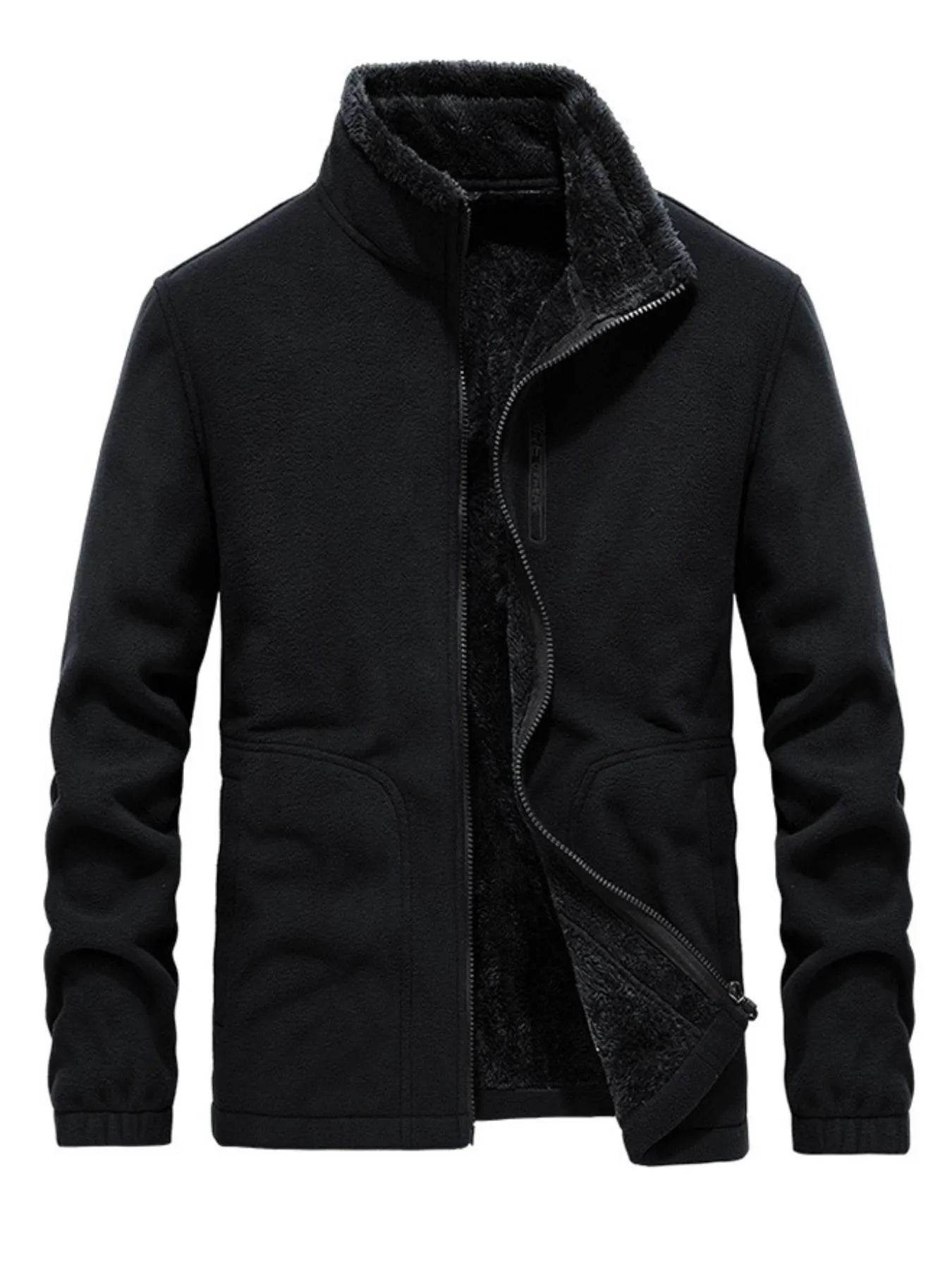 Men's Zip Up Long Sleeve Jacket - Tredona LLC