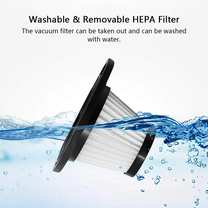 Vacuum Cordless Powerful Cyclone Suction Portable 120W Rechargeable Car Vacuum Cleaner Handheld Quick Charge for Home Pet Hair