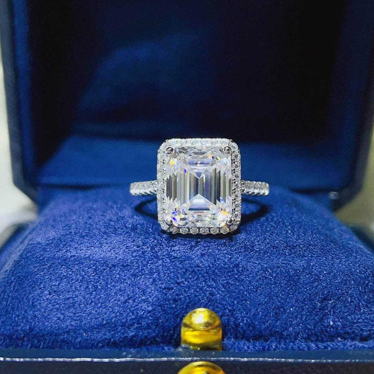 5 Carat Moissanite 925 Sterling Silver Ring - Tredona LLC