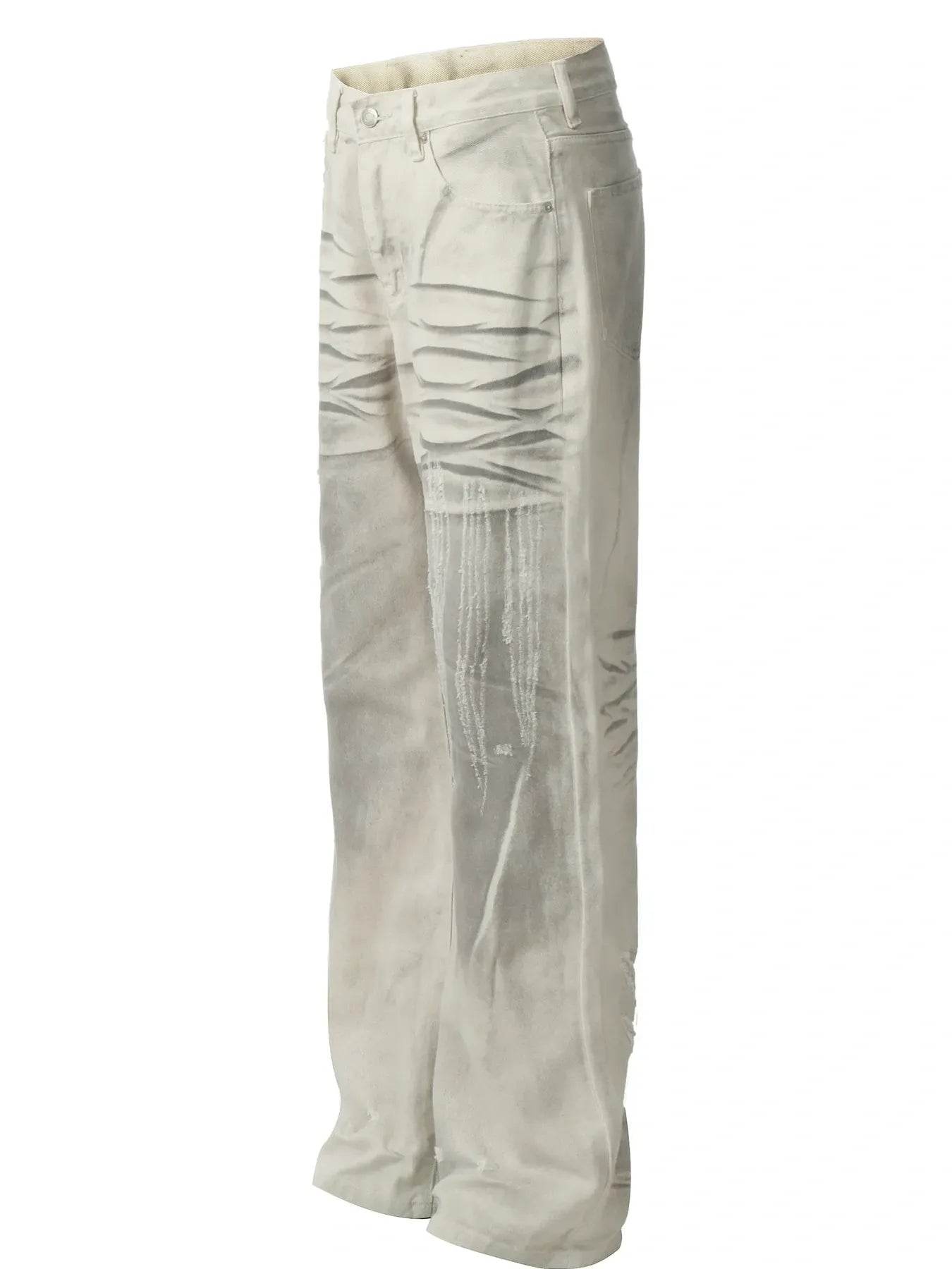 Men's Vintage washed Jeans - Tredona LLC