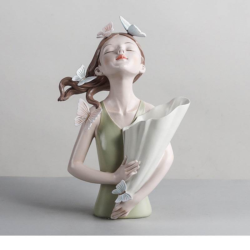 Bunny Girl Decoration Home Living Room Desktop Decoration Birthday Wedding Gift - Tredona LLC