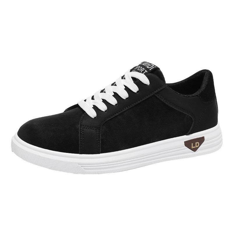 Men's Shoes Low-top Casual Leather Sneakers - Tredona LLC