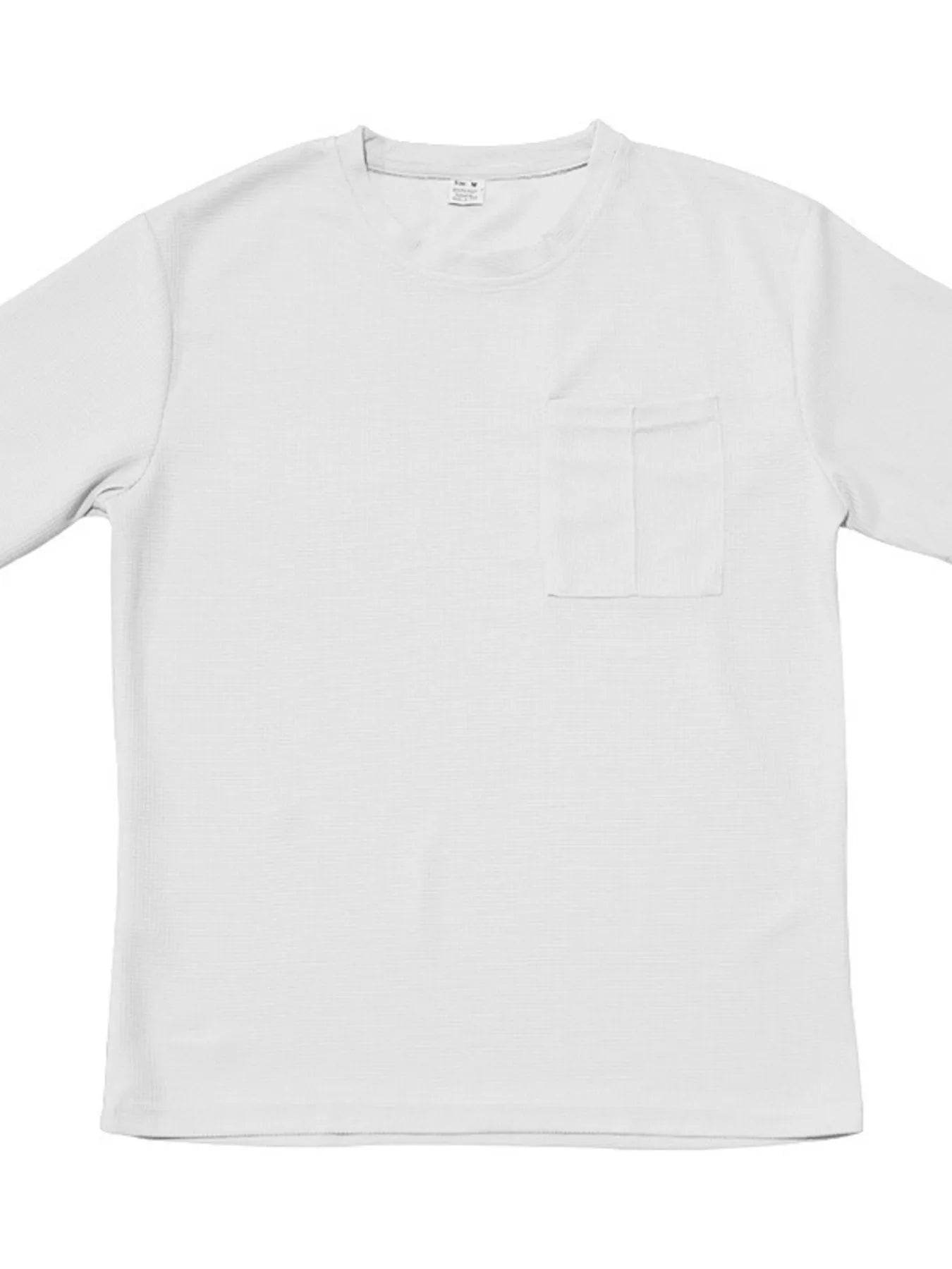 Men's Full Size Round Neck Short Sleeve Top and Shorts Set Plus Size - Tredona LLC
