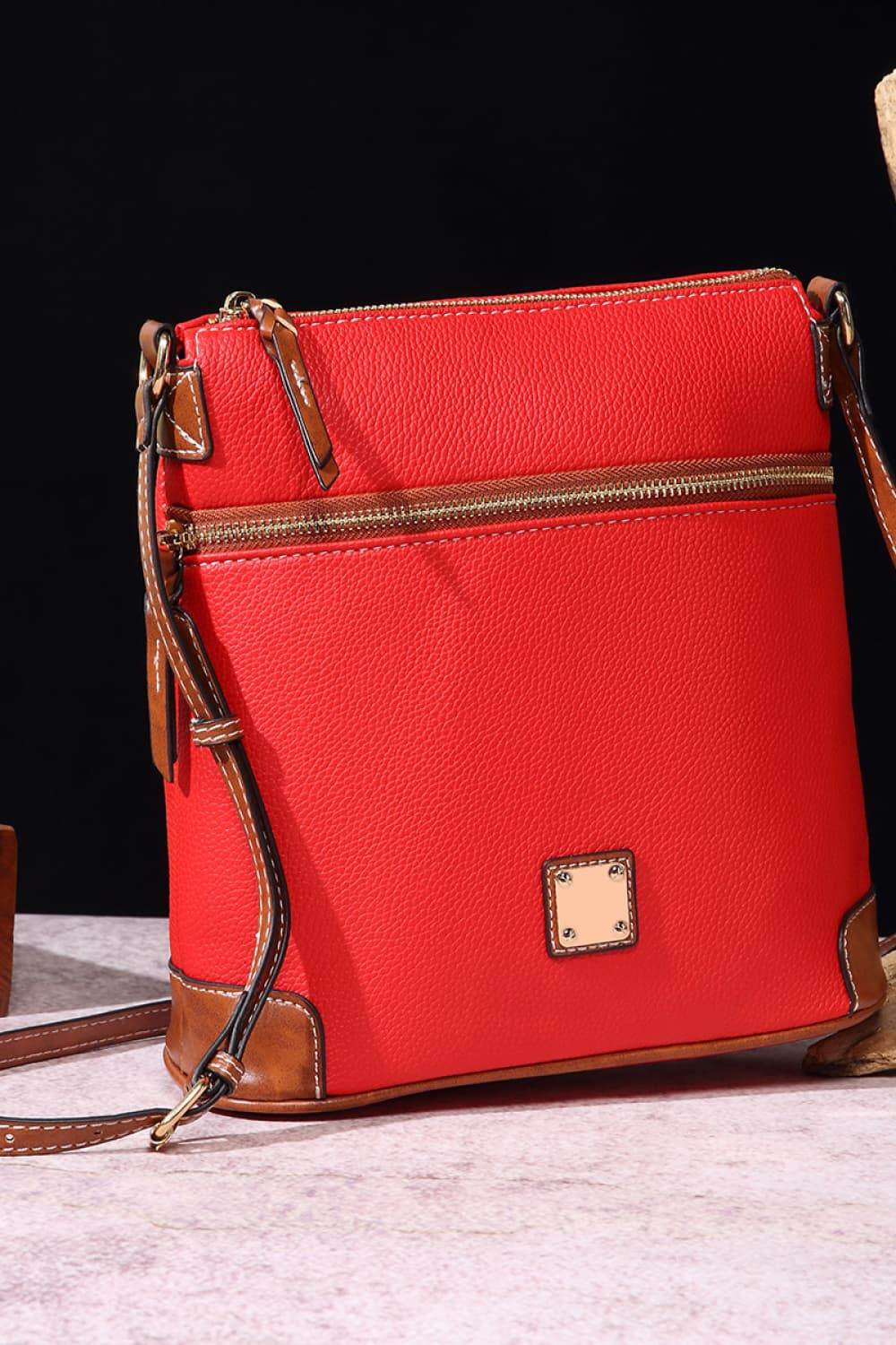 PU Leather Crossbody Bag - Tredona LLC
