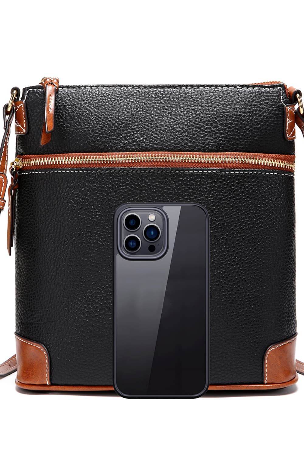 PU Leather Crossbody Bag - Tredona LLC