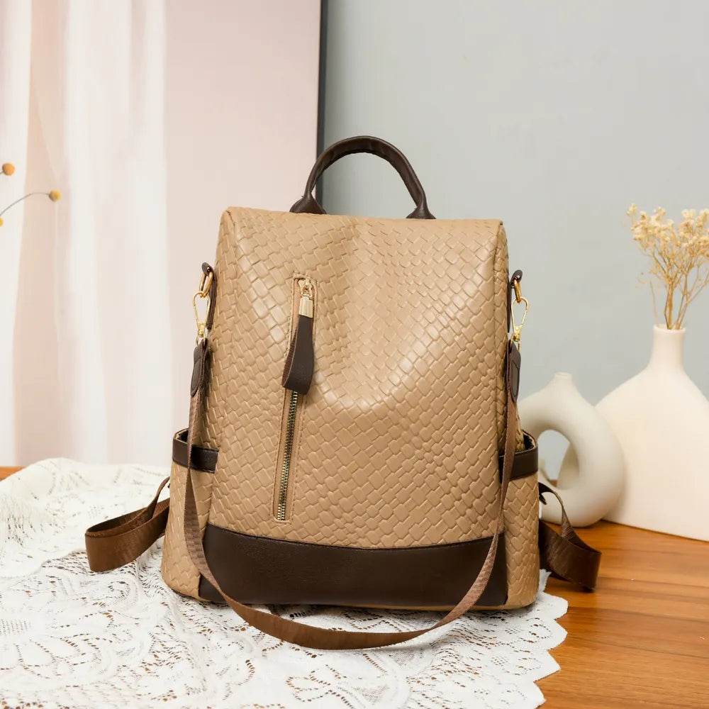 PU Leather Backpack Bag - Tredona LLC