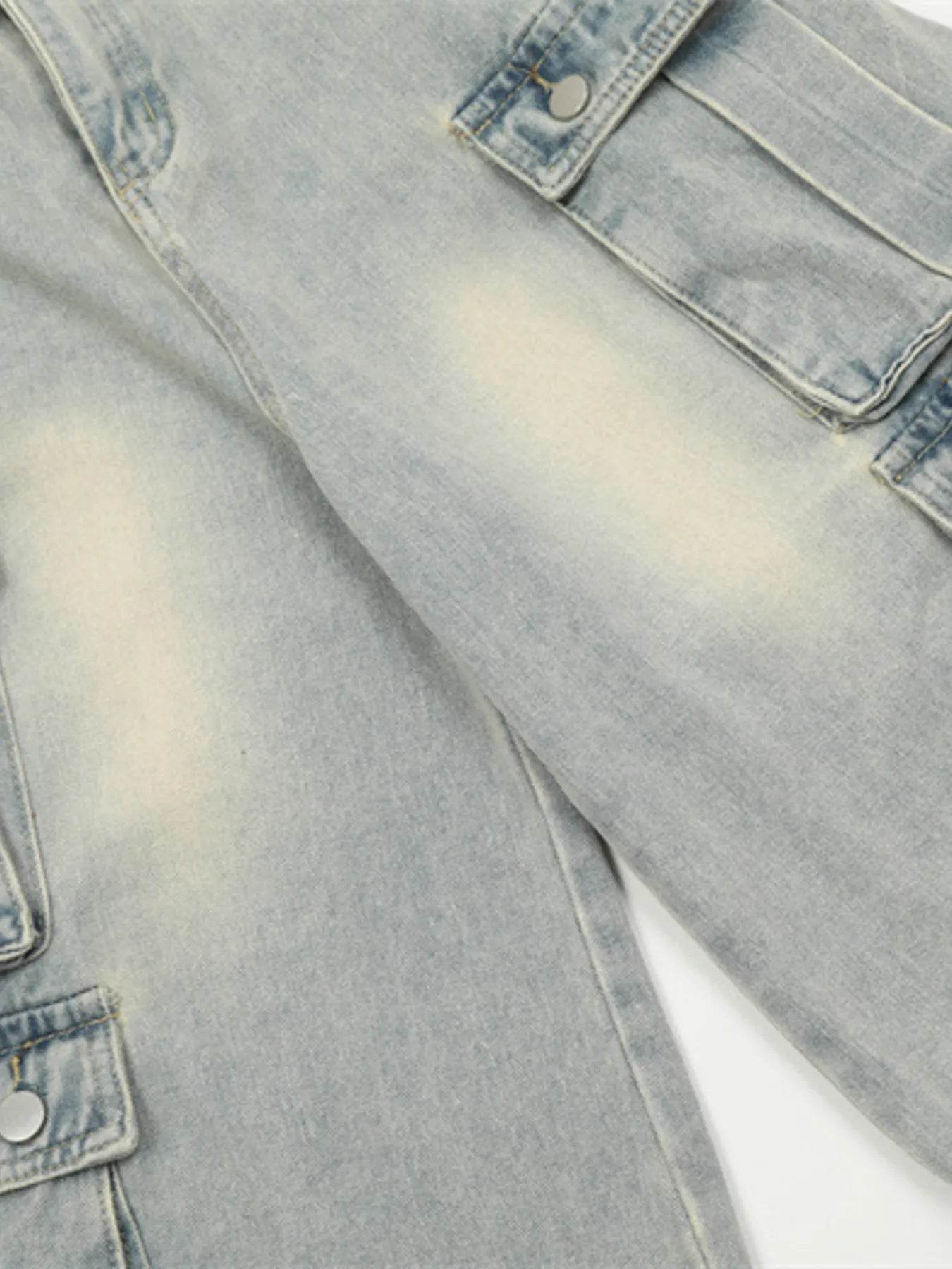 Men's Cargo Denim Shorts - Tredona LLC