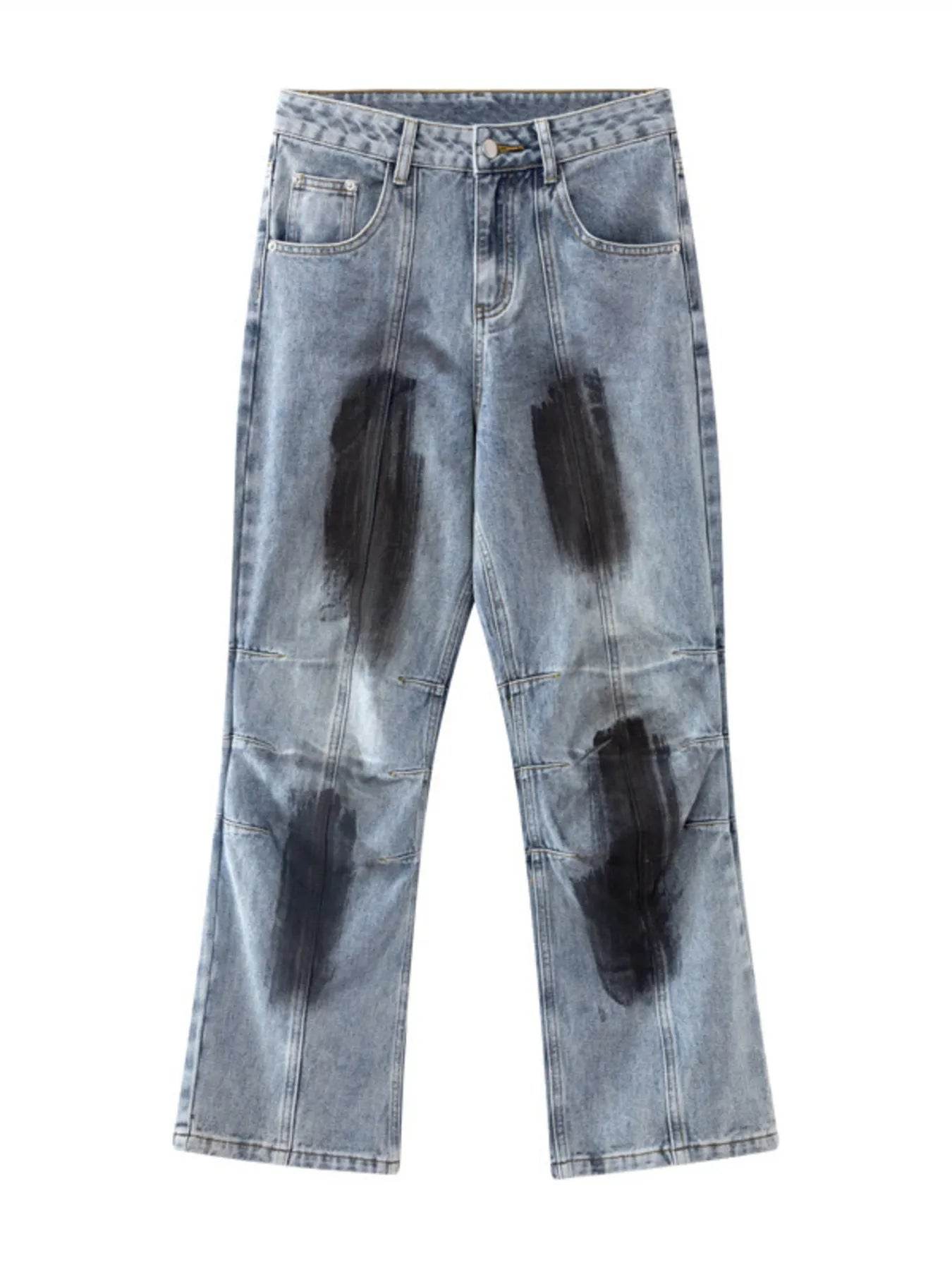 Men's Wide Leg Jeans - Tredona LLC