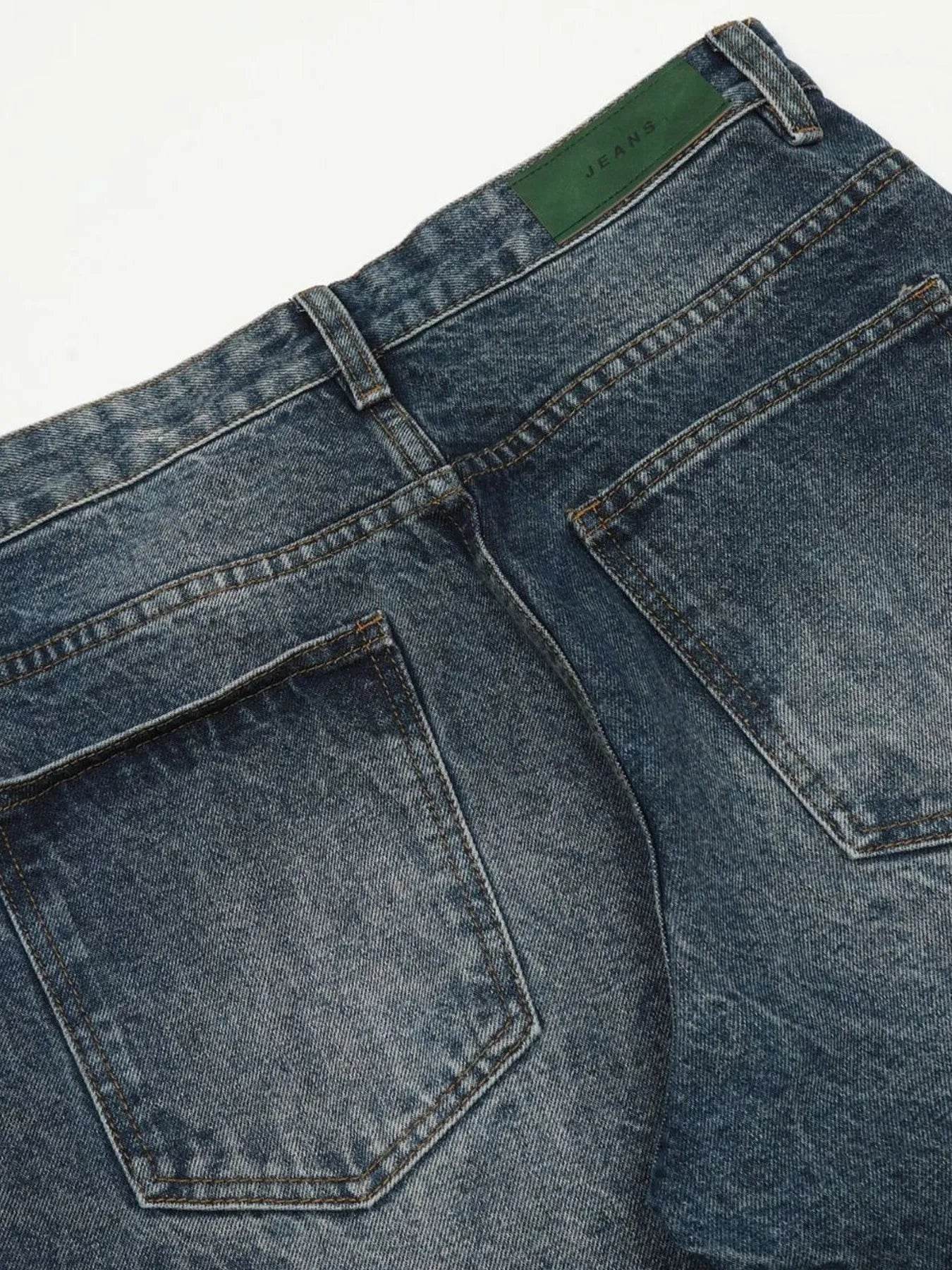 Men's Wide Leg Jeans - Tredona LLC
