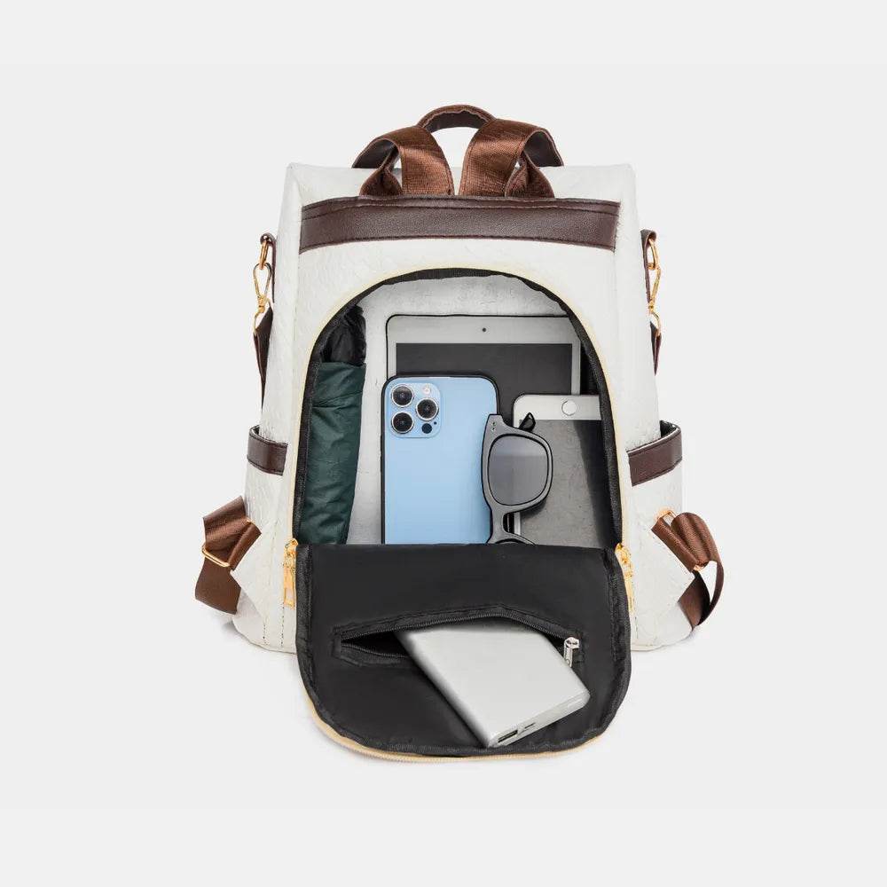PU Leather Backpack Bag - Tredona LLC