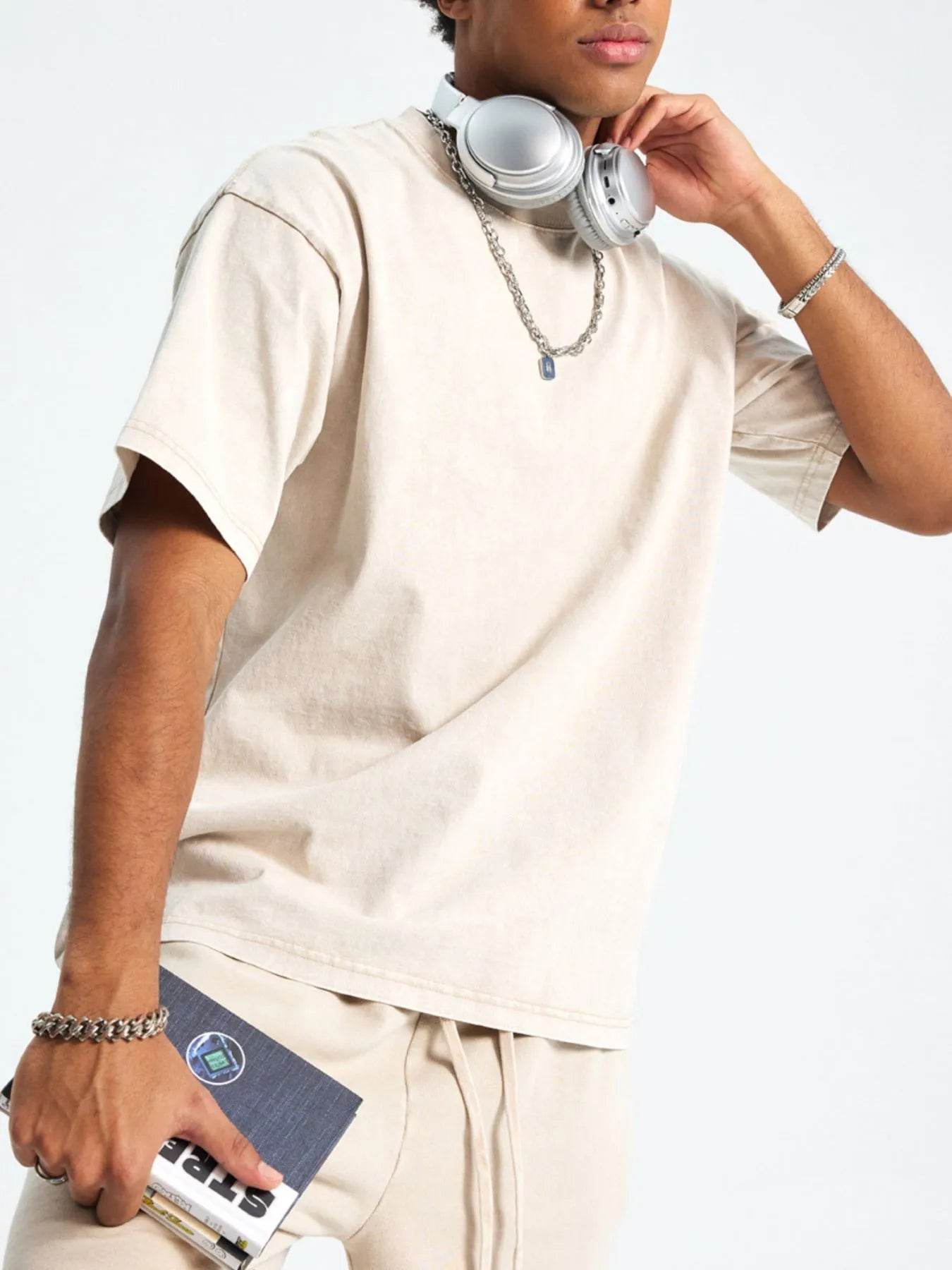 Men's Round Neck Half Sleeve T-Shirt - Tredona LLC