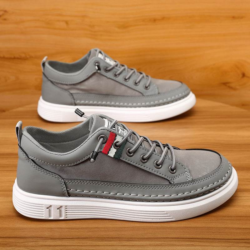 Casual Men's Sneakers High-end Versatile Canvas Sneakers Bandage Dress - Tredona LLC