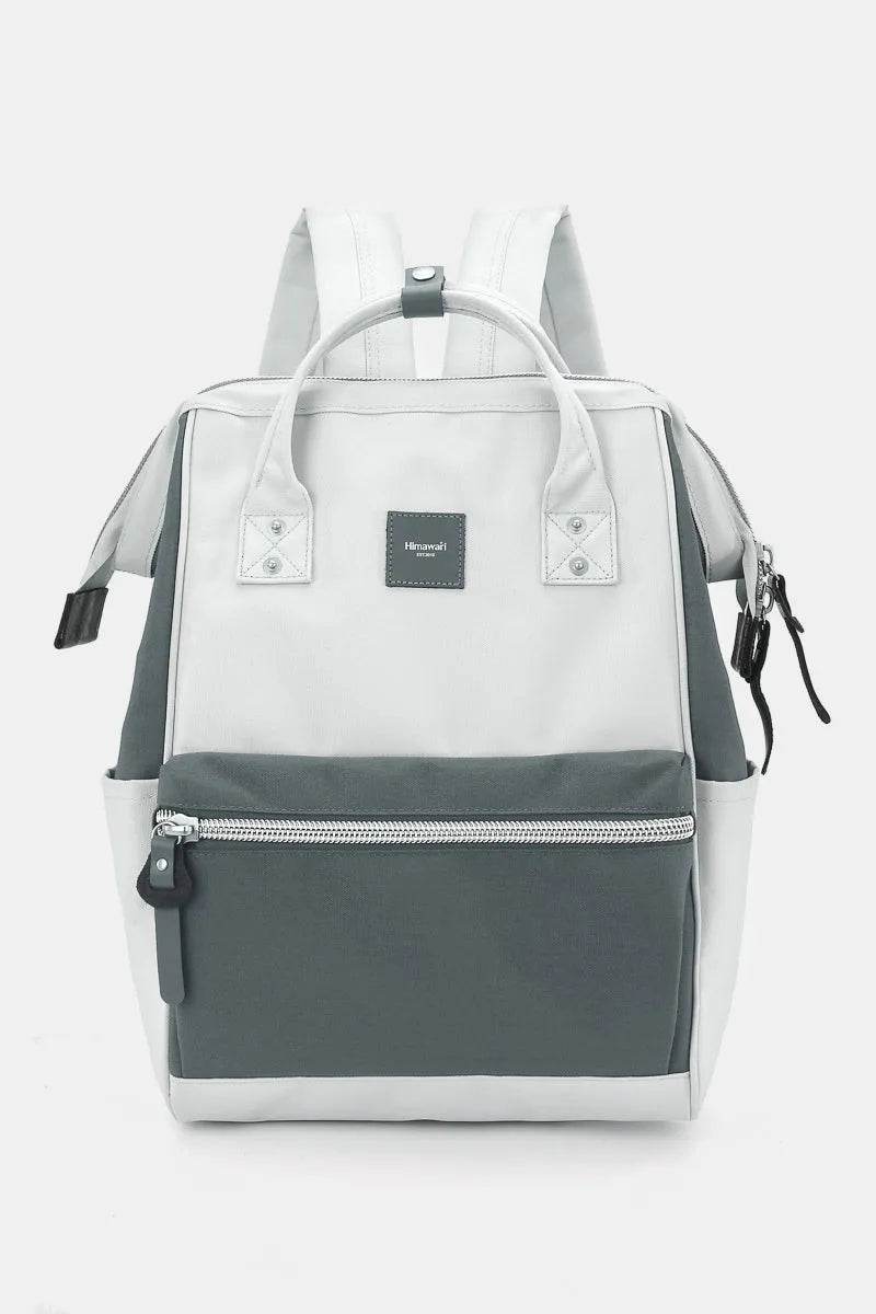 Himawari Water Resistant Canvas Backpack Bag with Side Pockets - Tredona LLC
