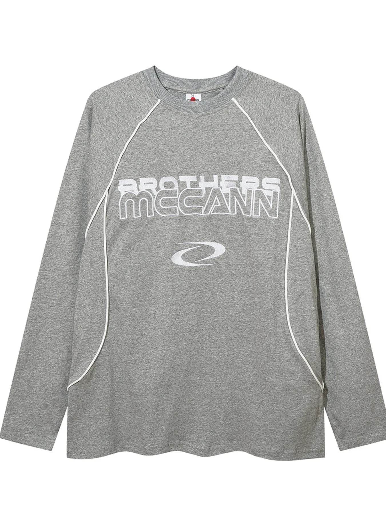 Men's Letter Graphic Long Sleeve T-Shirt - Tredona LLC