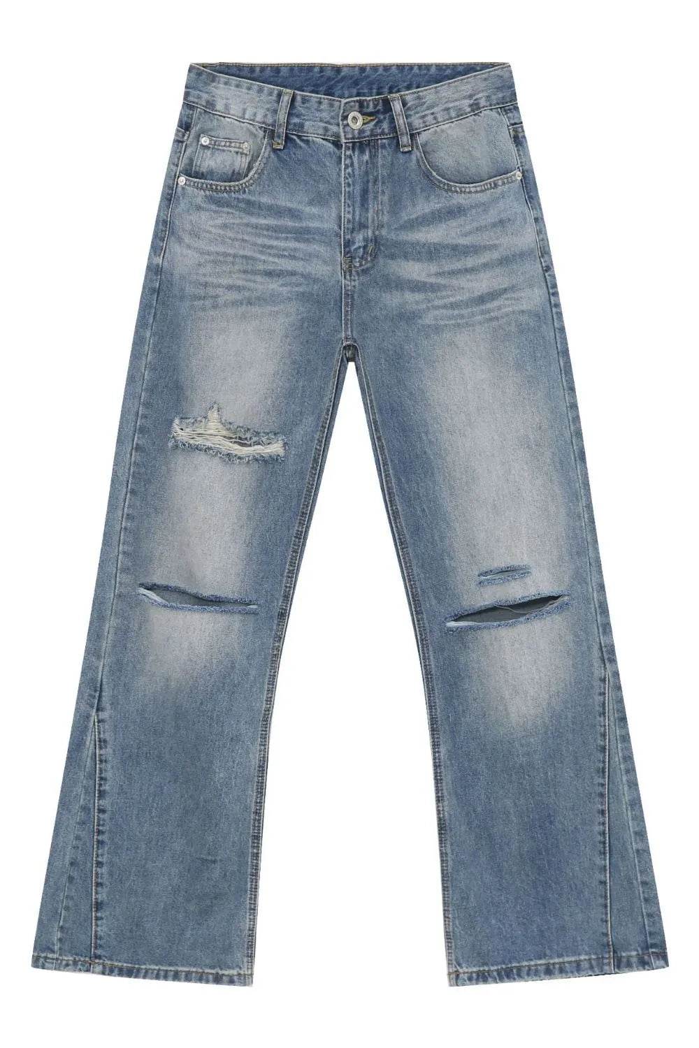 Men's Distressed Jeans - Tredona LLC