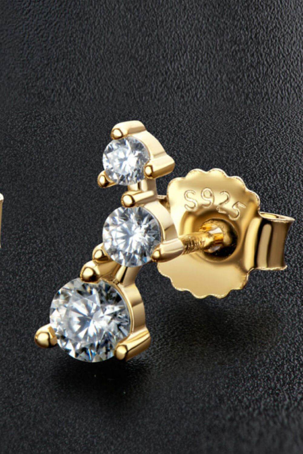 Adored Your Way Moissanite Stud Earrings - Tredona LLC