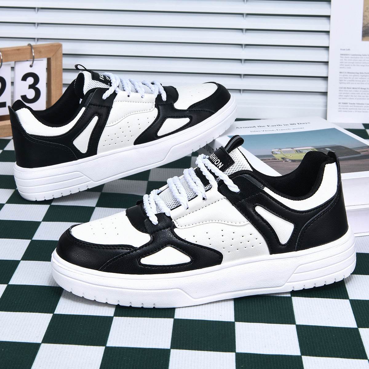 Classic Low-top White Couple Casual Students' Skateboard Shoes - Tredona LLC