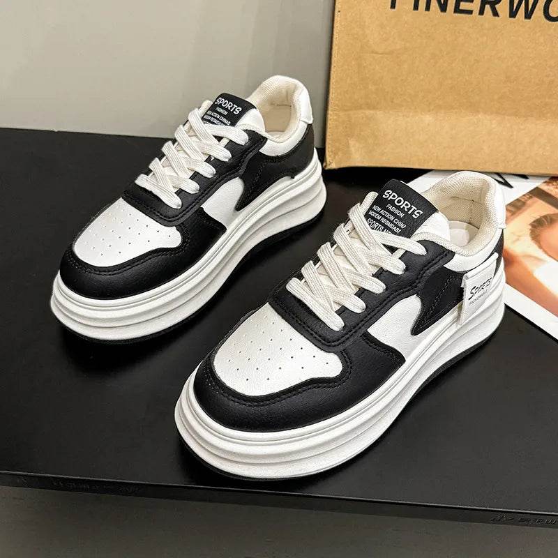 Contrast Platform Sneakers - Tredona LLC