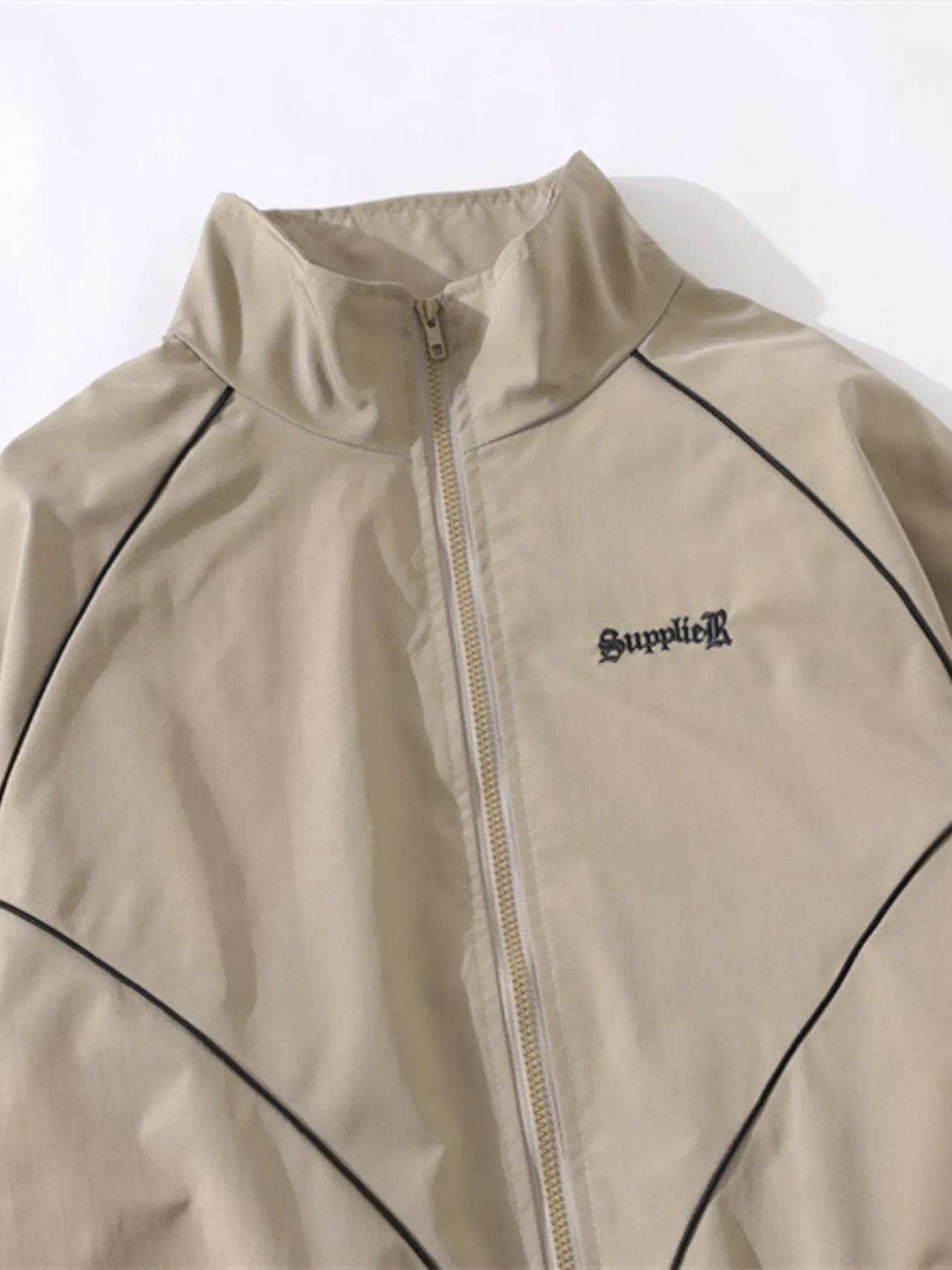 Men's Zip Up Long Sleeve Jacket - Tredona LLC