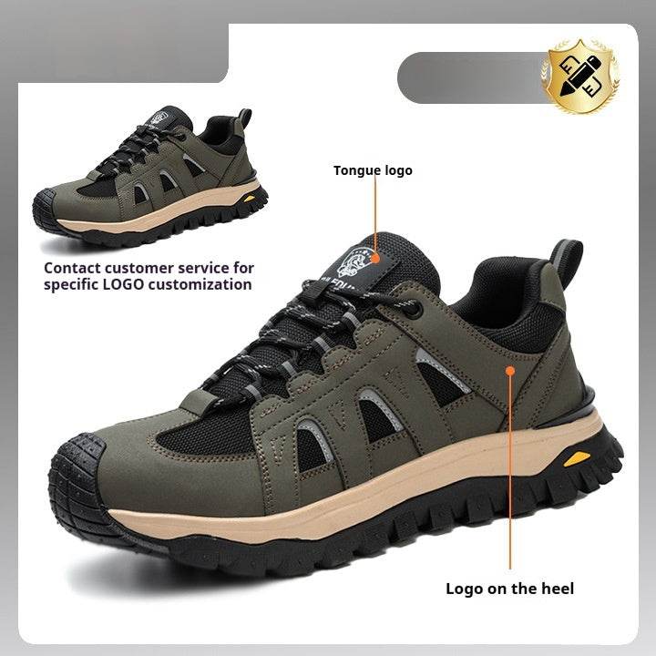 Men's Deodorant Toe Cap Lightweight Protective Footwear - Tredona LLC