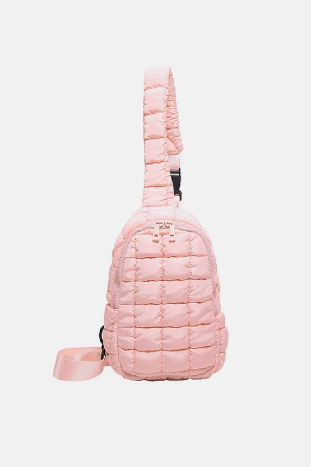 Quilted Nylon Crossbody Bag - Tredona LLC