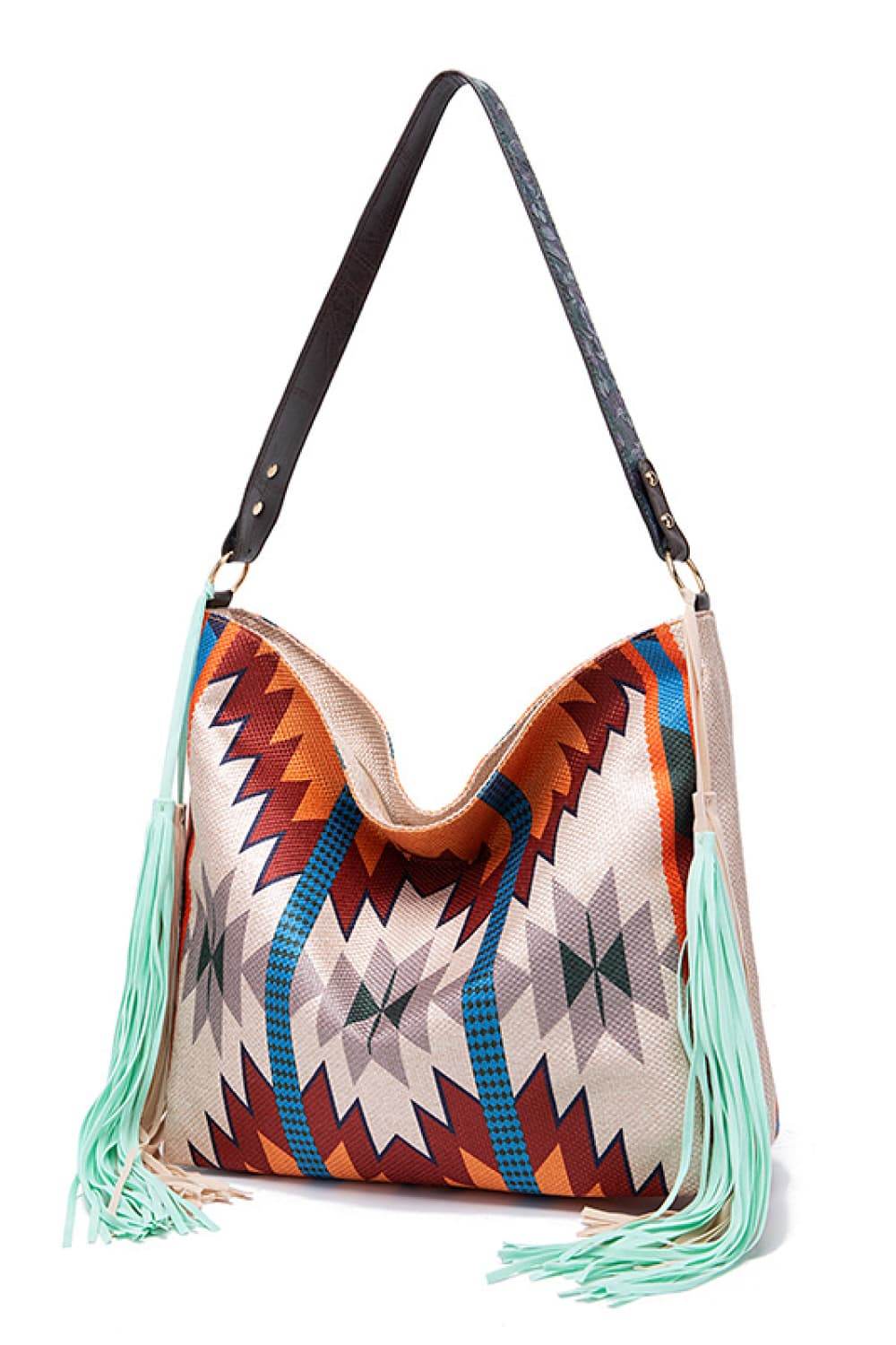 Geometric Canvas Tote Bag - Tredona LLC