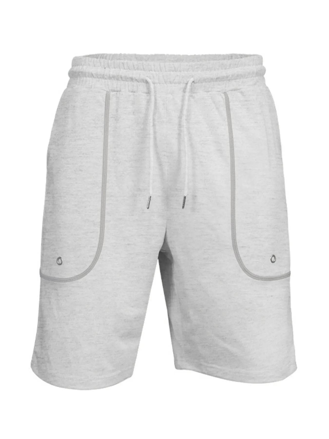 Men's Full Size Round Neck Short Sleeve T-Shirt and Shorts Set Plus Size - Tredona LLC