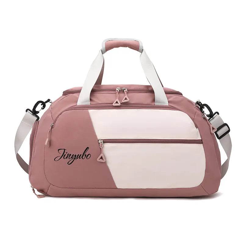 Contrast Nylon Travel Bag - Tredona LLC