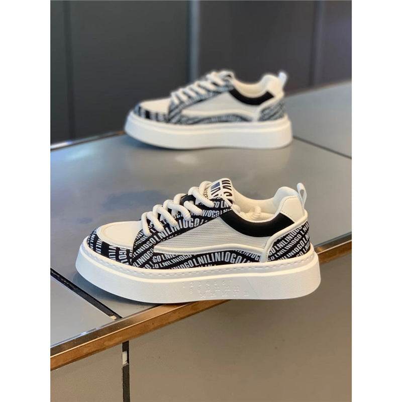 Thick Bottom Wear-resistant Board Shoes Breathable Fashion Casual Sneaker - Tredona LLC
