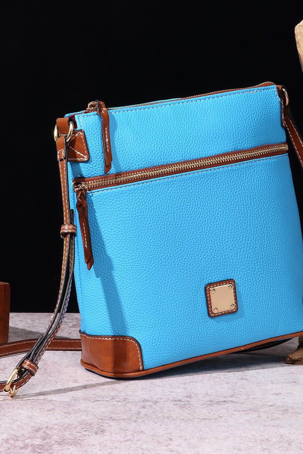 PU Leather Crossbody Bag - Tredona LLC