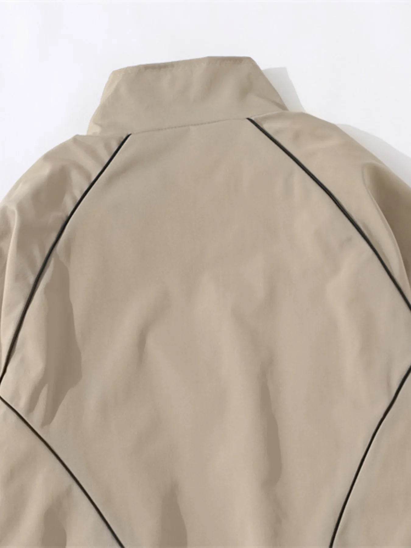 Men's Zip Up Long Sleeve Jacket - Tredona LLC