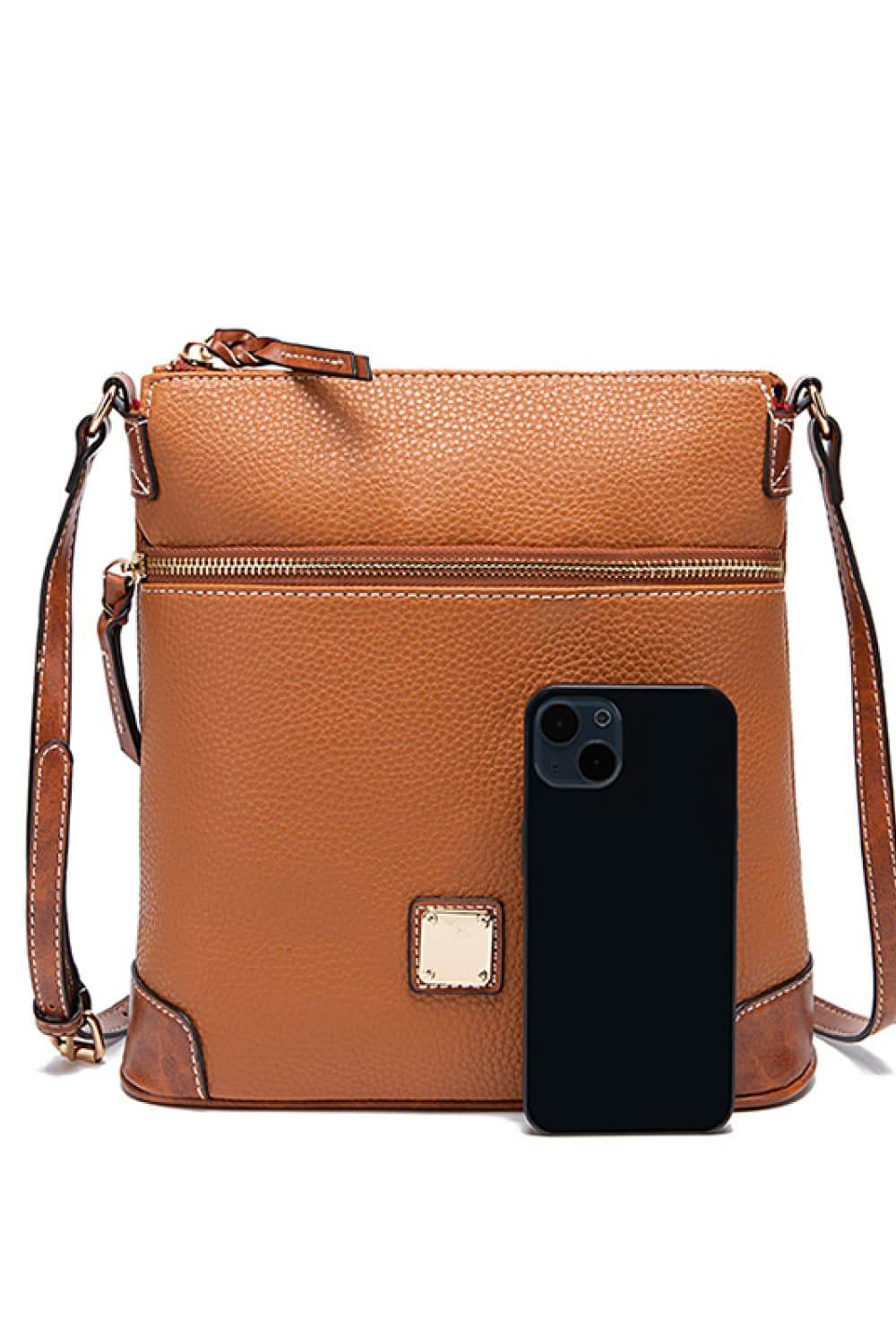 PU Leather Crossbody Bag - Tredona LLC