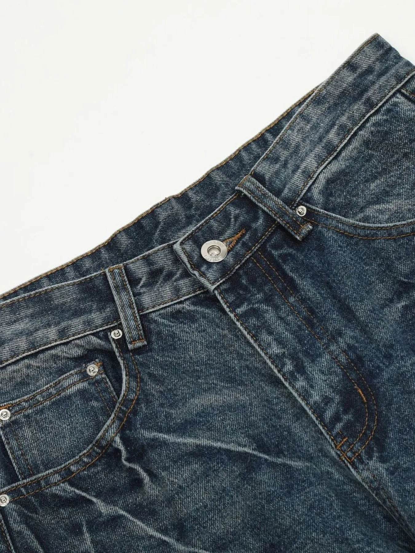 Men's Wide Leg Jeans - Tredona LLC