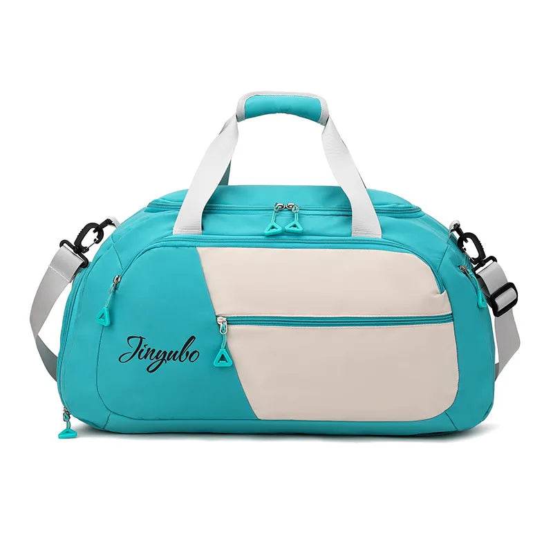 Contrast Nylon Travel Bag - Tredona LLC