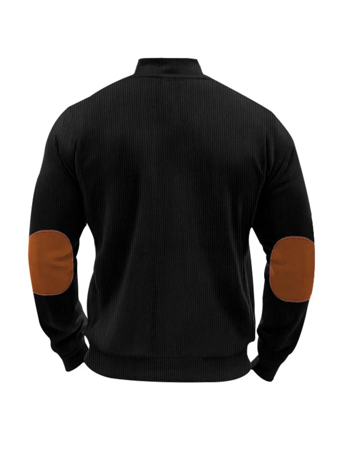 Men's Full Size Zip Up Long Sleeve Jacket Plus Size - Tredona LLC