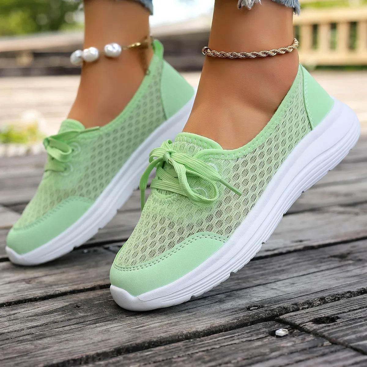 Breathable Mesh Sneakers - Tredona LLC