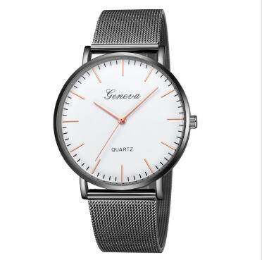 Fashion Casual Watches Womens Men GENEVA Womens Classic Quartz Stainless Steel Wrist Watch Bracelet Watches - Tredona LLC