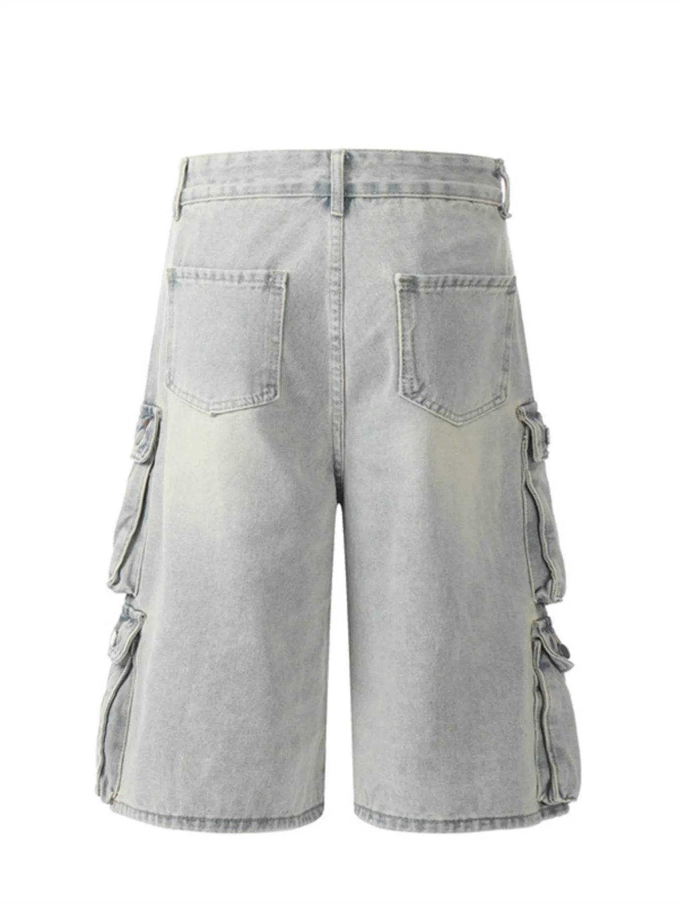 Men's Cargo Denim Shorts - Tredona LLC