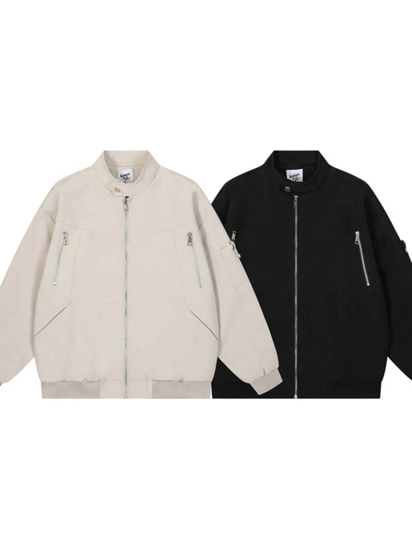Men's Zip Up Long Sleeve Jacket - Tredona LLC
