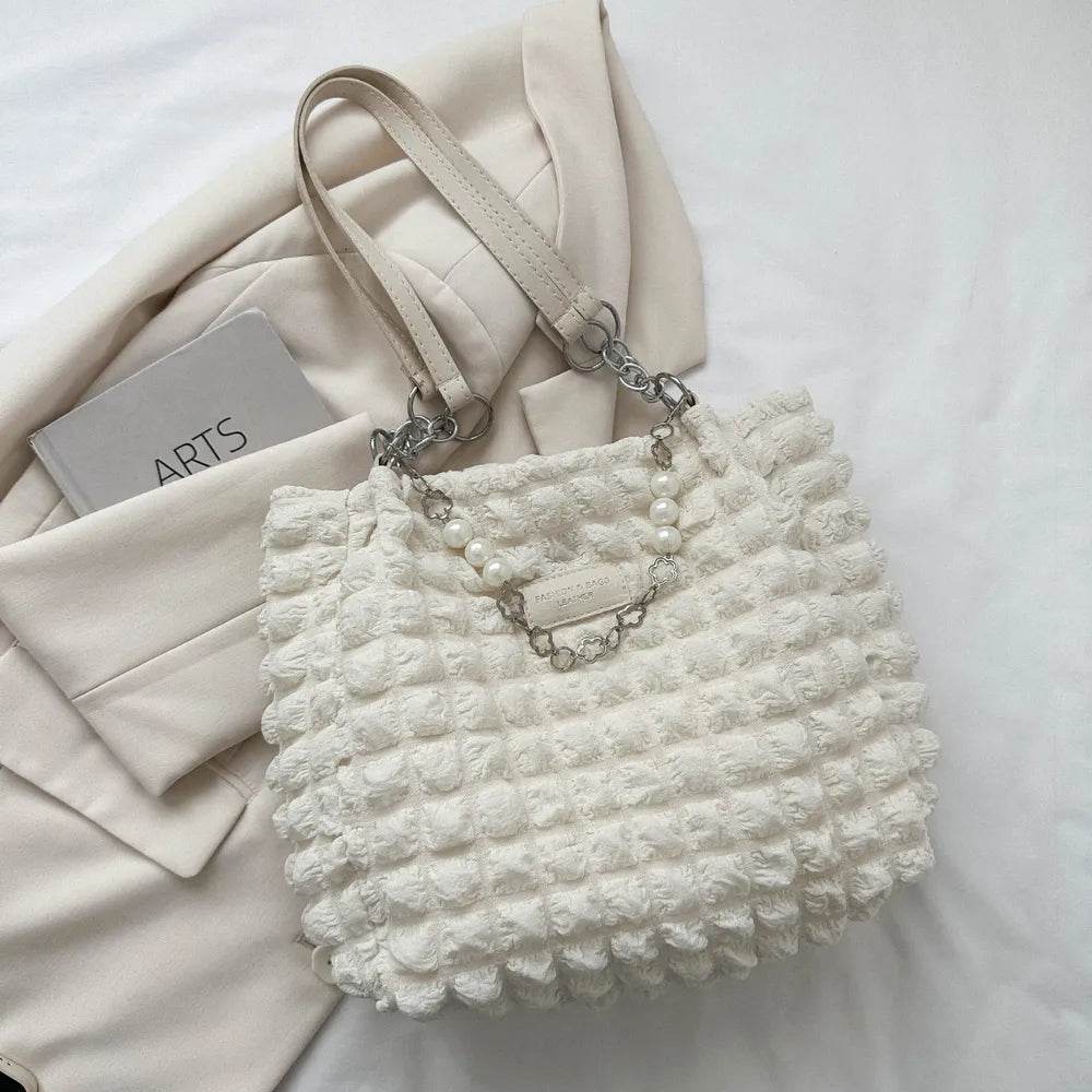 Bubble Textured Tote Bag - Tredona LLC