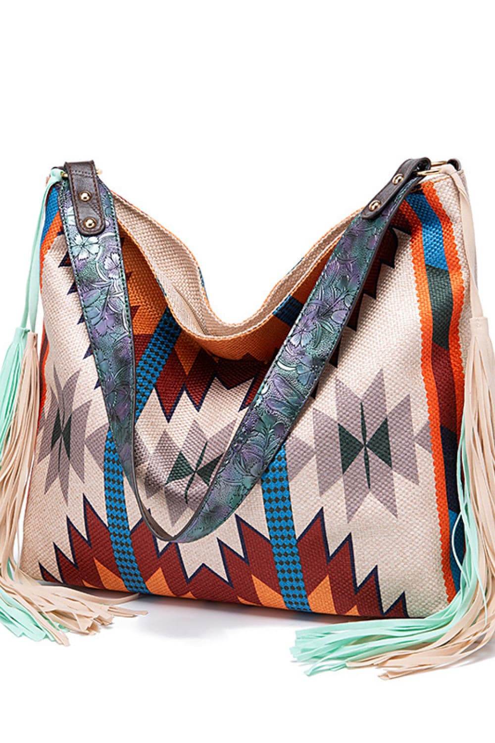 Geometric Canvas Tote Bag - Tredona LLC