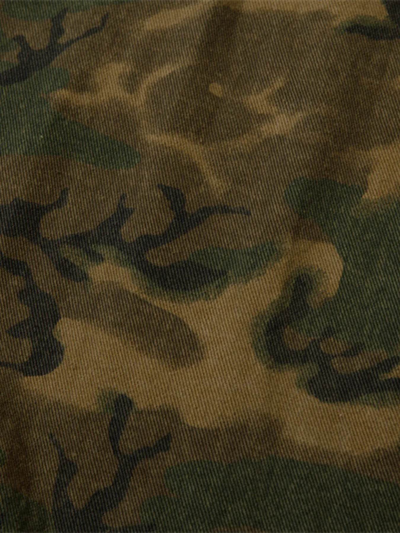 Men's Camouflage Zip Up Hooded Windbreaker Jacket - Tredona LLC